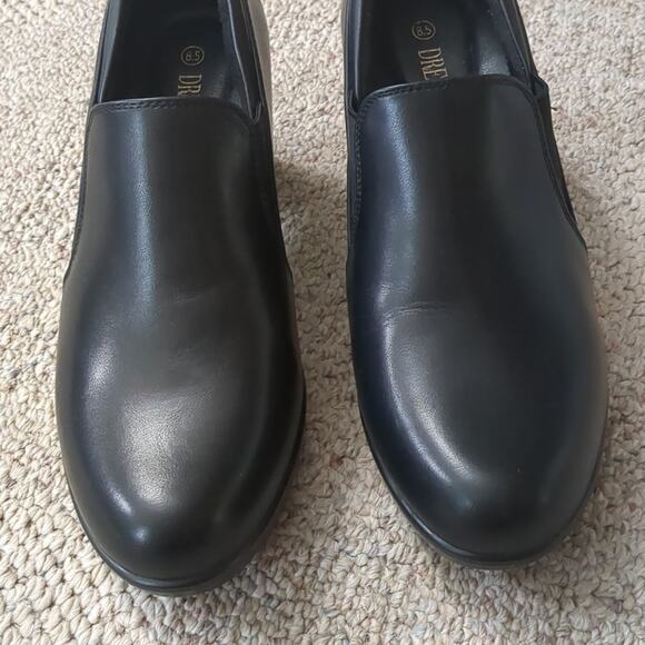 DREAM PAIRS Women's Low Chunky Block Heels Pumps Slip on Loafer 8.5 - Picture 2 of 9